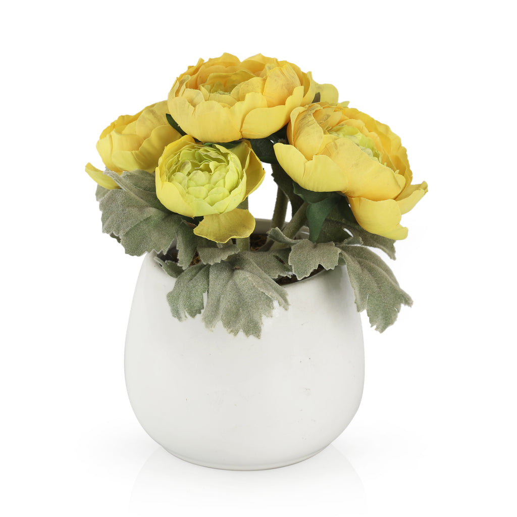 Small Faux Yellow Flowers (A+D)
