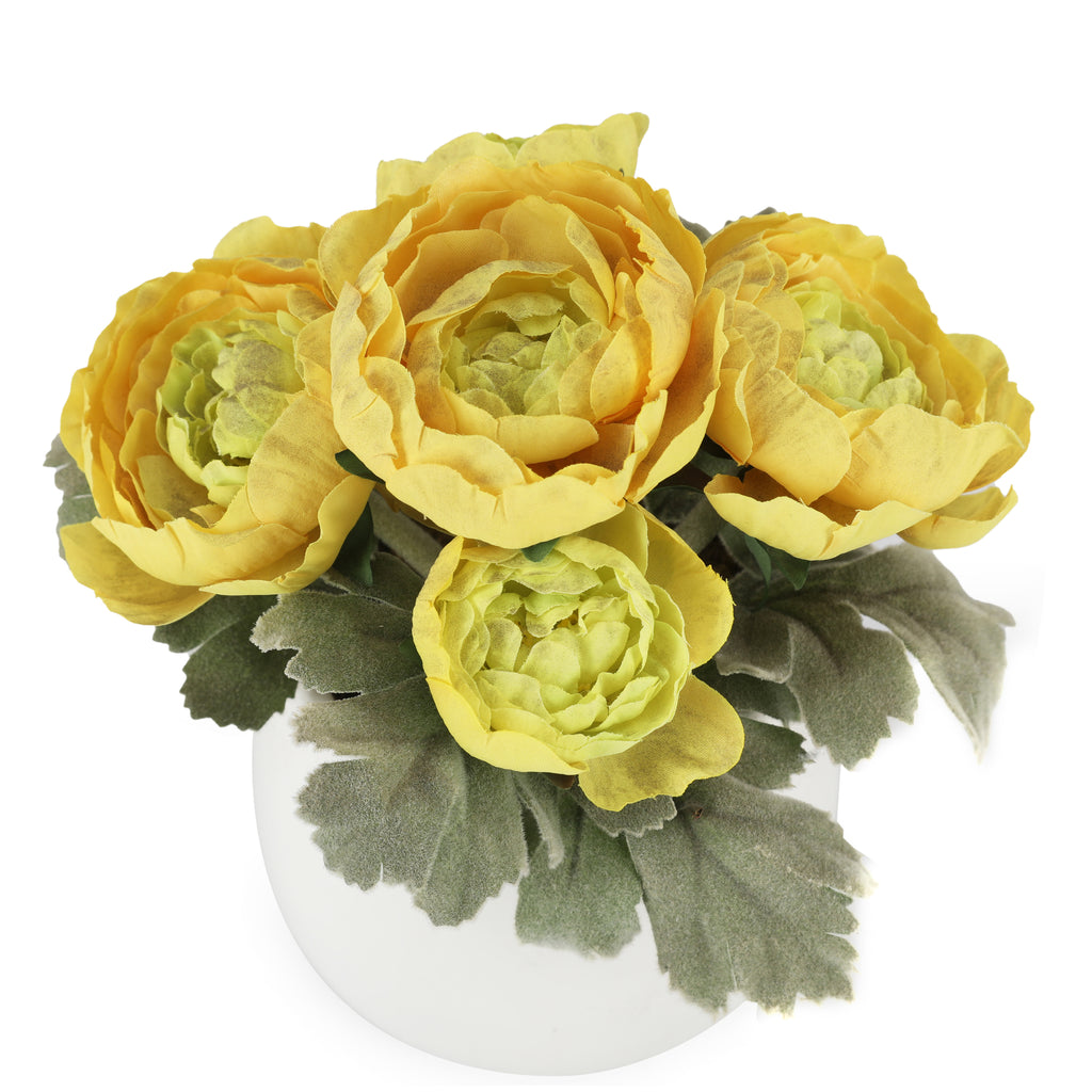 Small Faux Yellow Flowers (A+D)