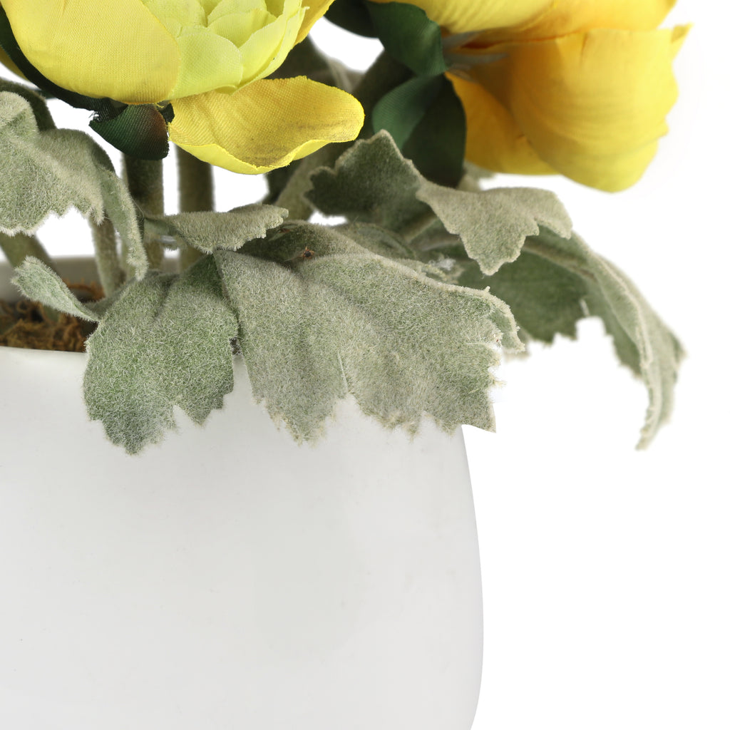 Small Faux Yellow Flowers (A+D)