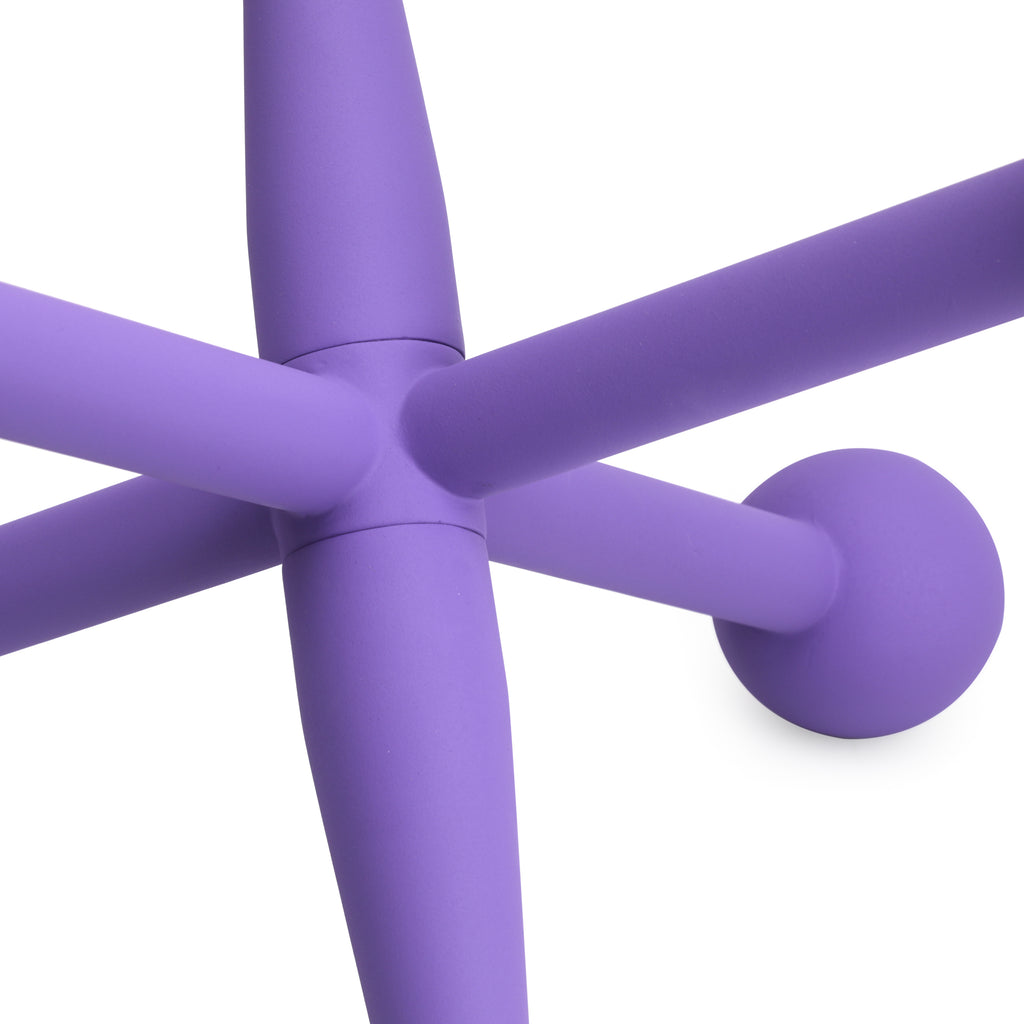 Oversized Matte Purple Jacks Sculpture
