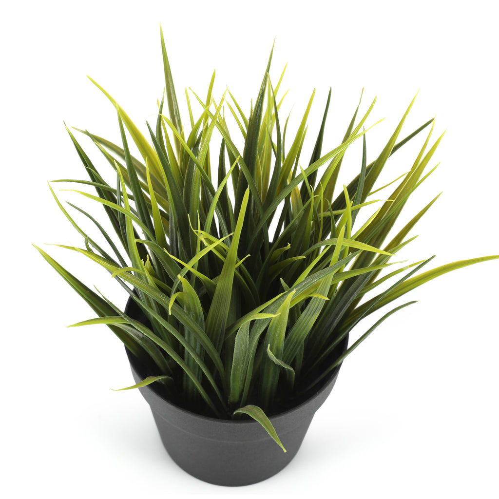 Small Faux Plant in Black Pot (A+D)