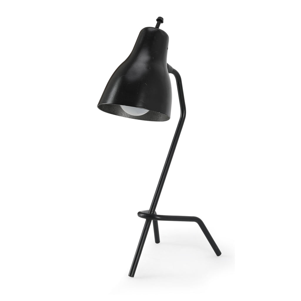 Black Tripod Metal Desk Lamp