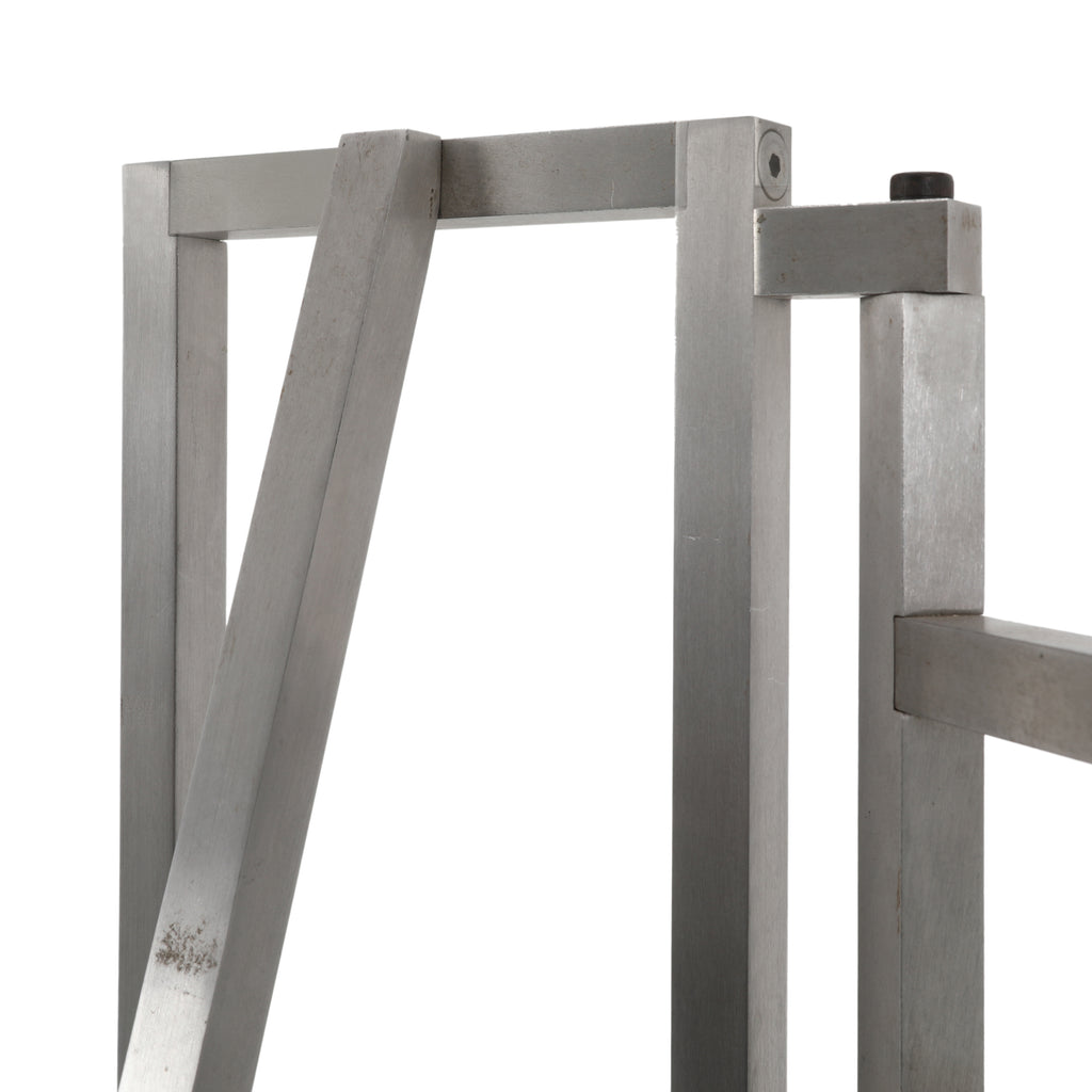 Standing Circular Mirror with Metal Frame