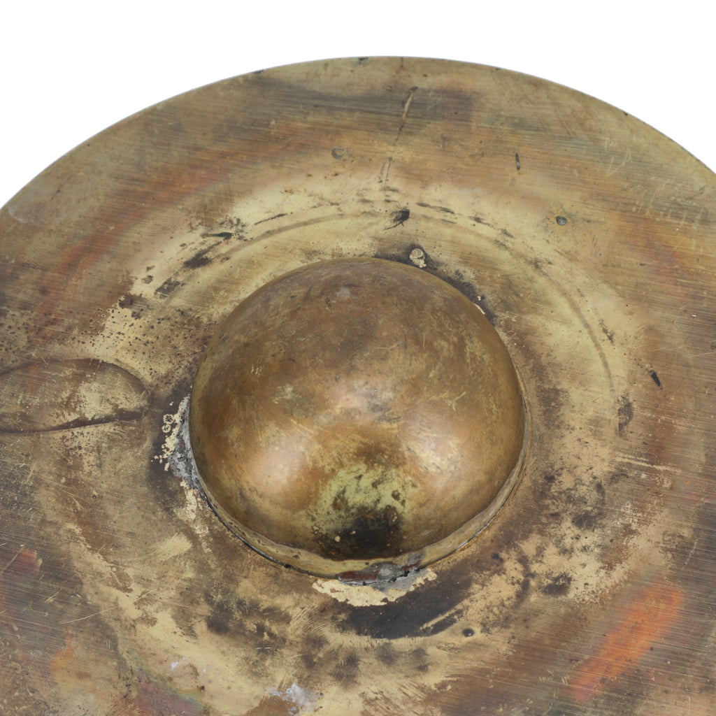 Small Brass Welded Saturn Sculpture Pair