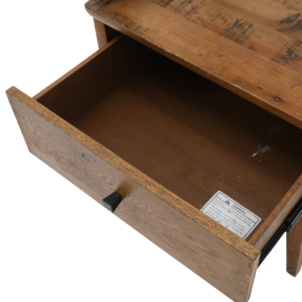 Slim Ladder Style Wood Shelf Unit