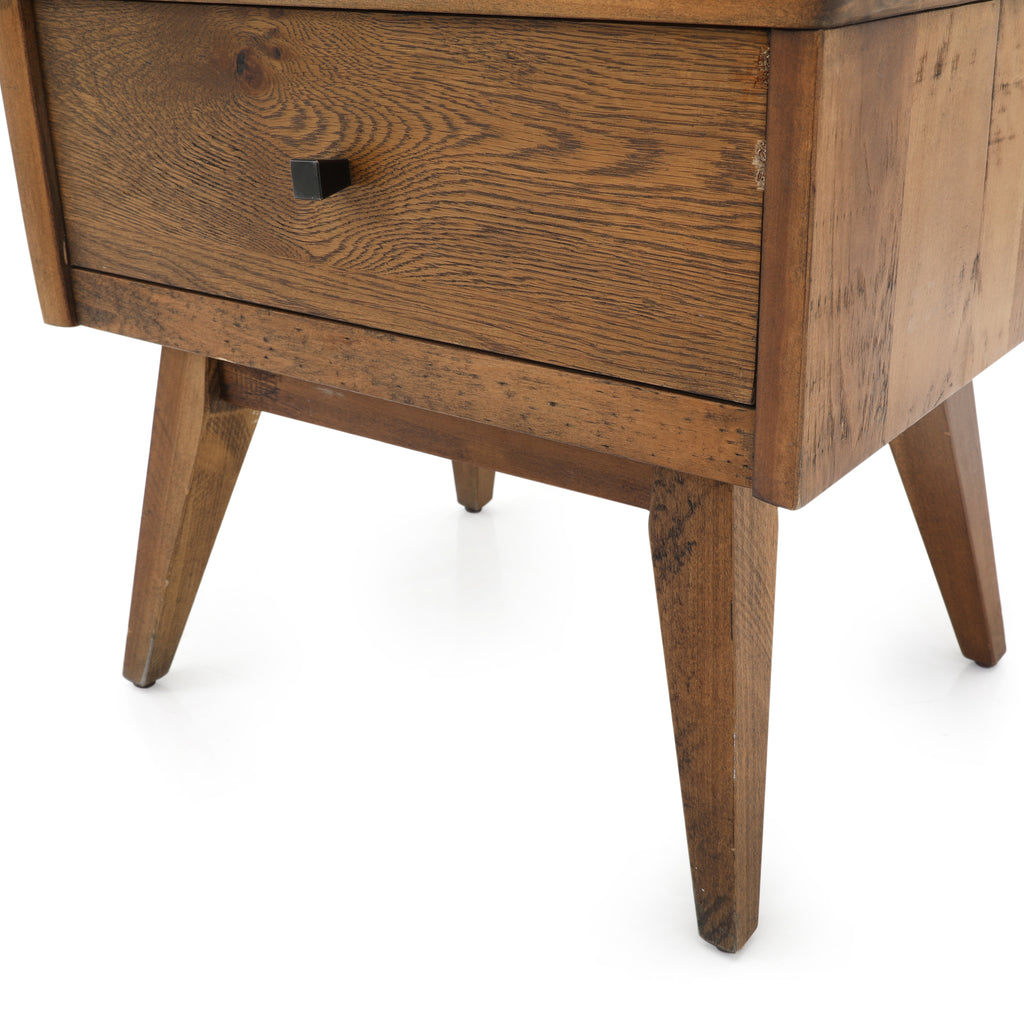 Slim Ladder Style Wood Shelf Unit