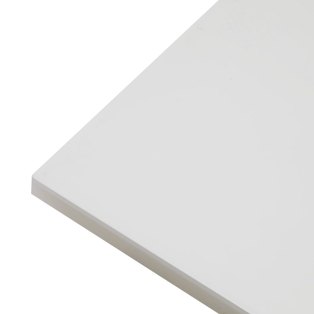 White Lacquer Split Side Table - Small