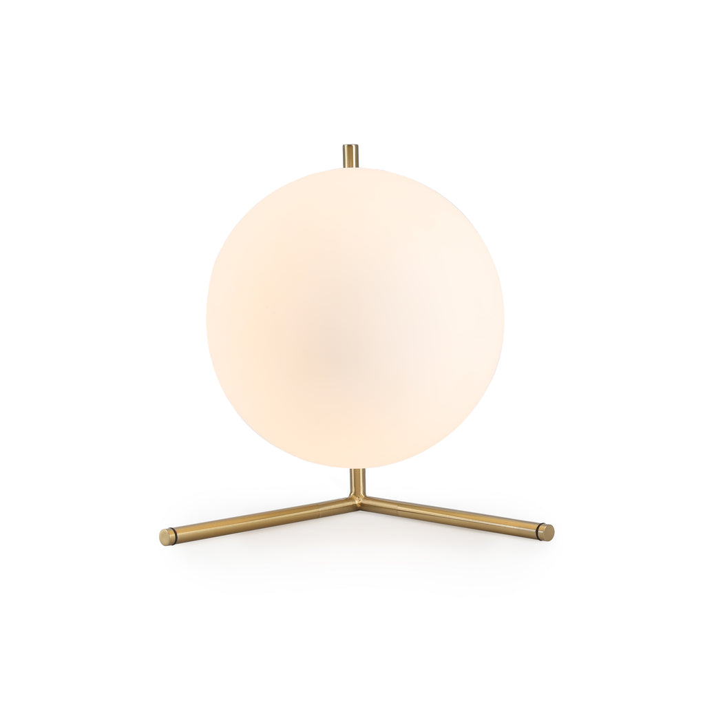 Gold Brass Orb Lamp