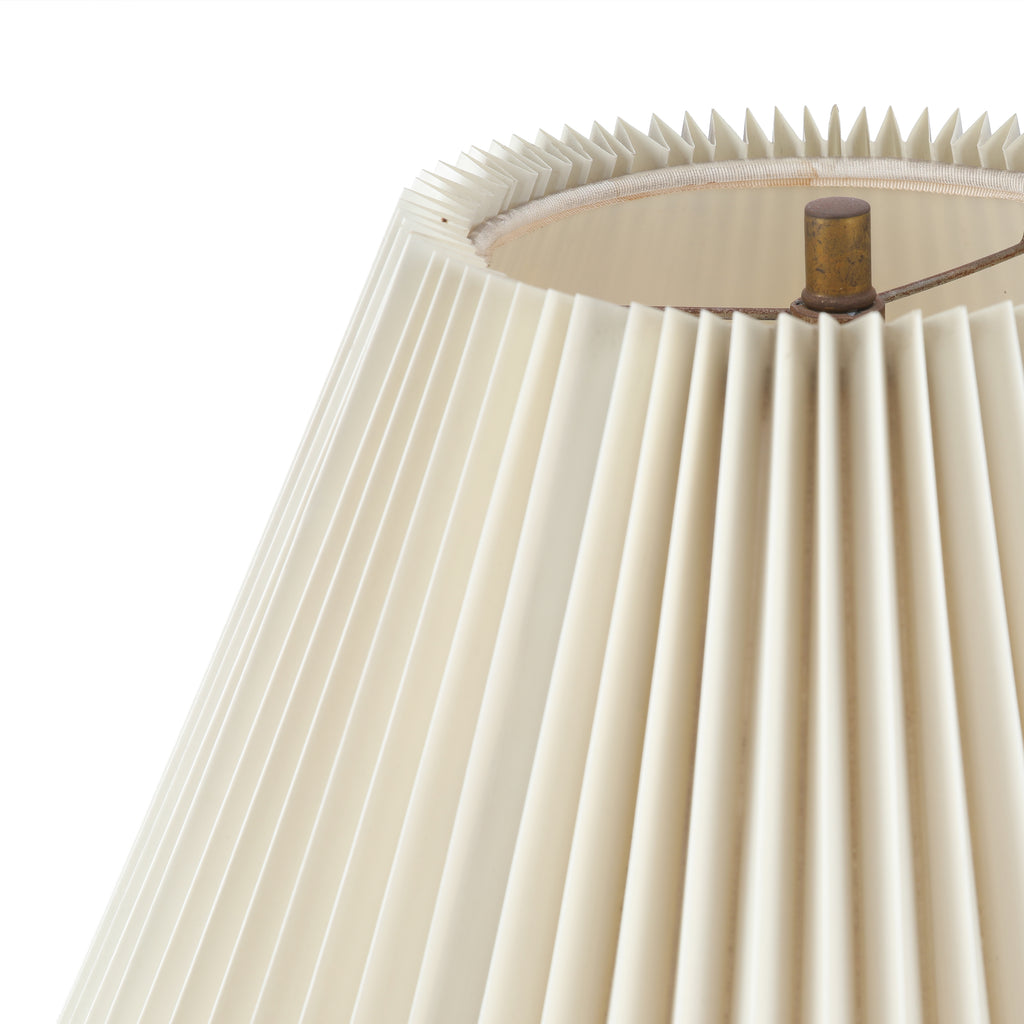Orange Bulbous Table Lamp