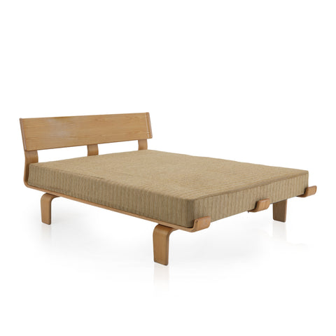 Queen Mattress w/ Tan Mattress Cover