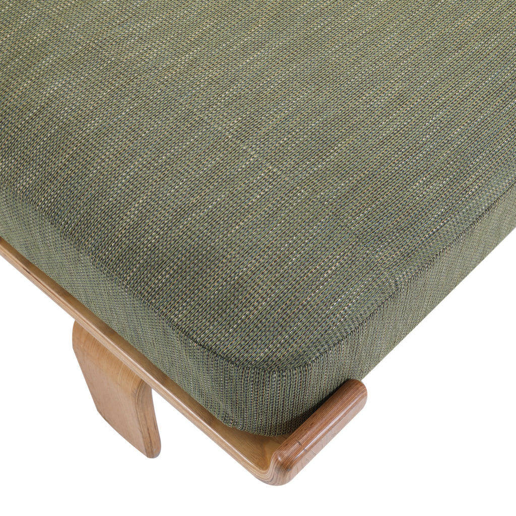Queen Mattress w/ Muted Green Mattress Cover
