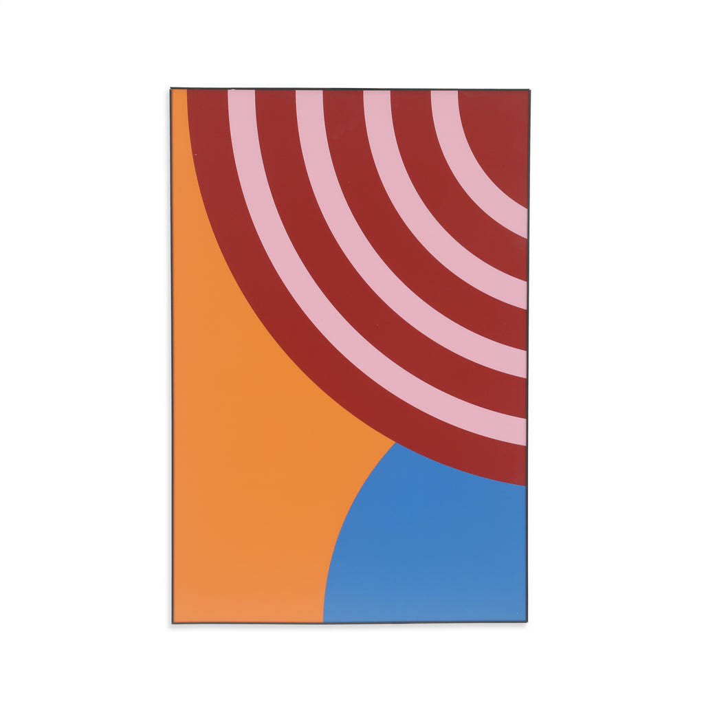 1219 (A+D) Red Blue Orange Pink Rainbow