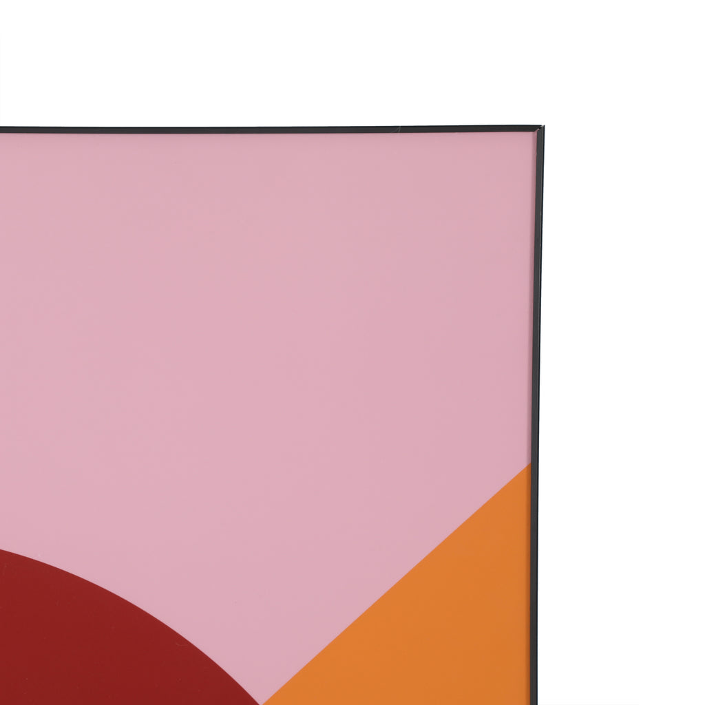 1221 (A+D) Red Blue Orange Pink Circle