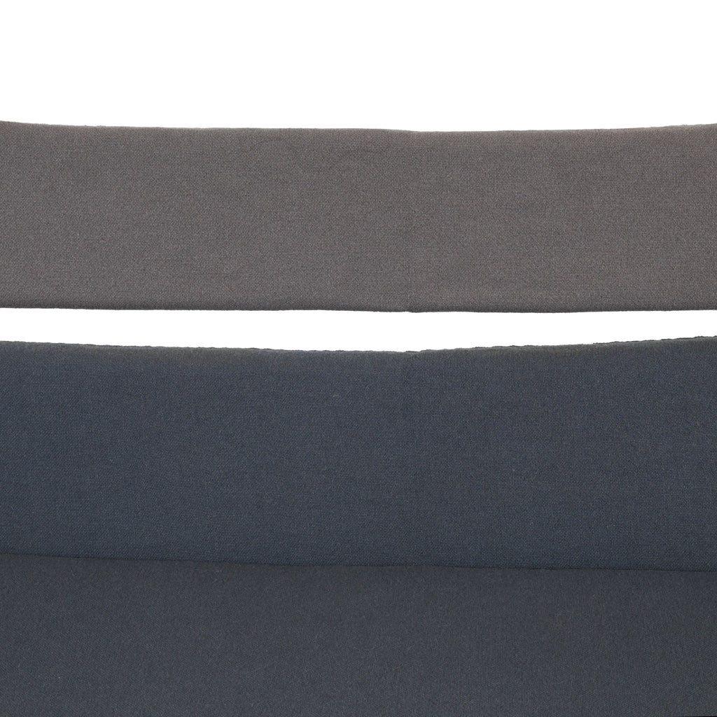 Grey / Blue Baker Wingback Sofa