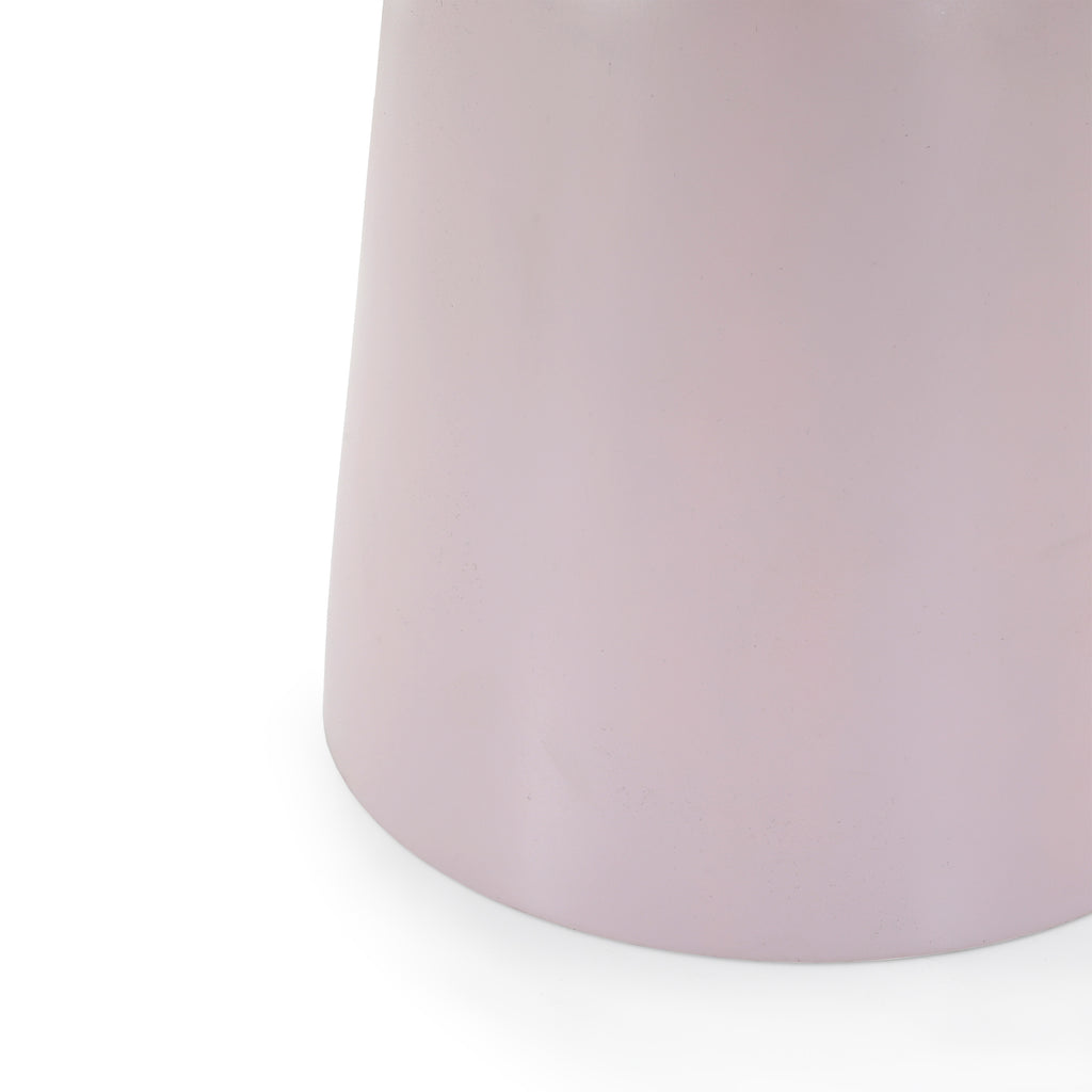 Pink Round Top Pedestal