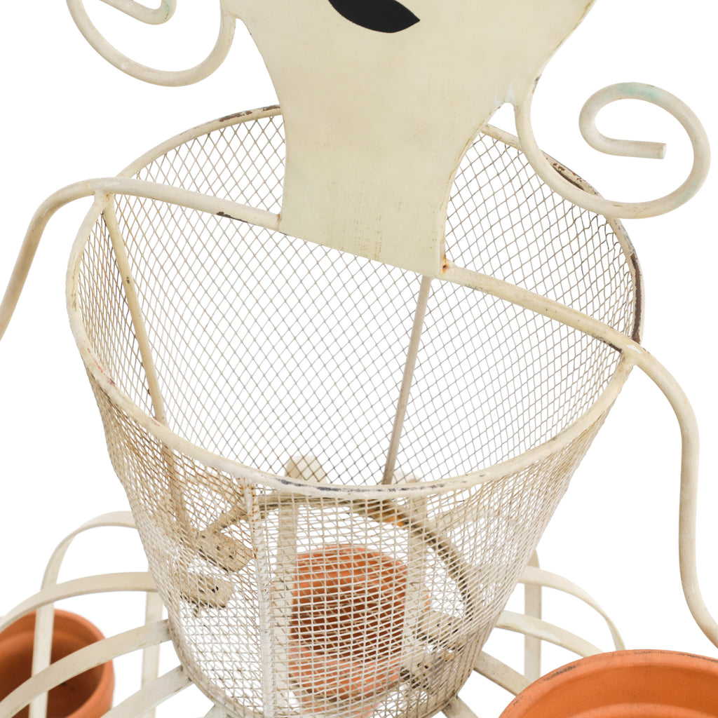 Wire Lady Planter Set