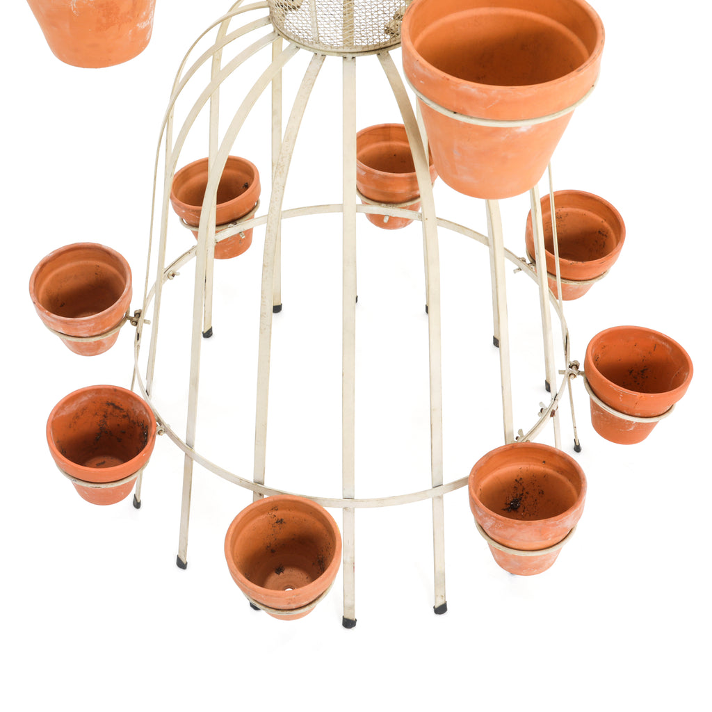 Wire Lady Planter Set