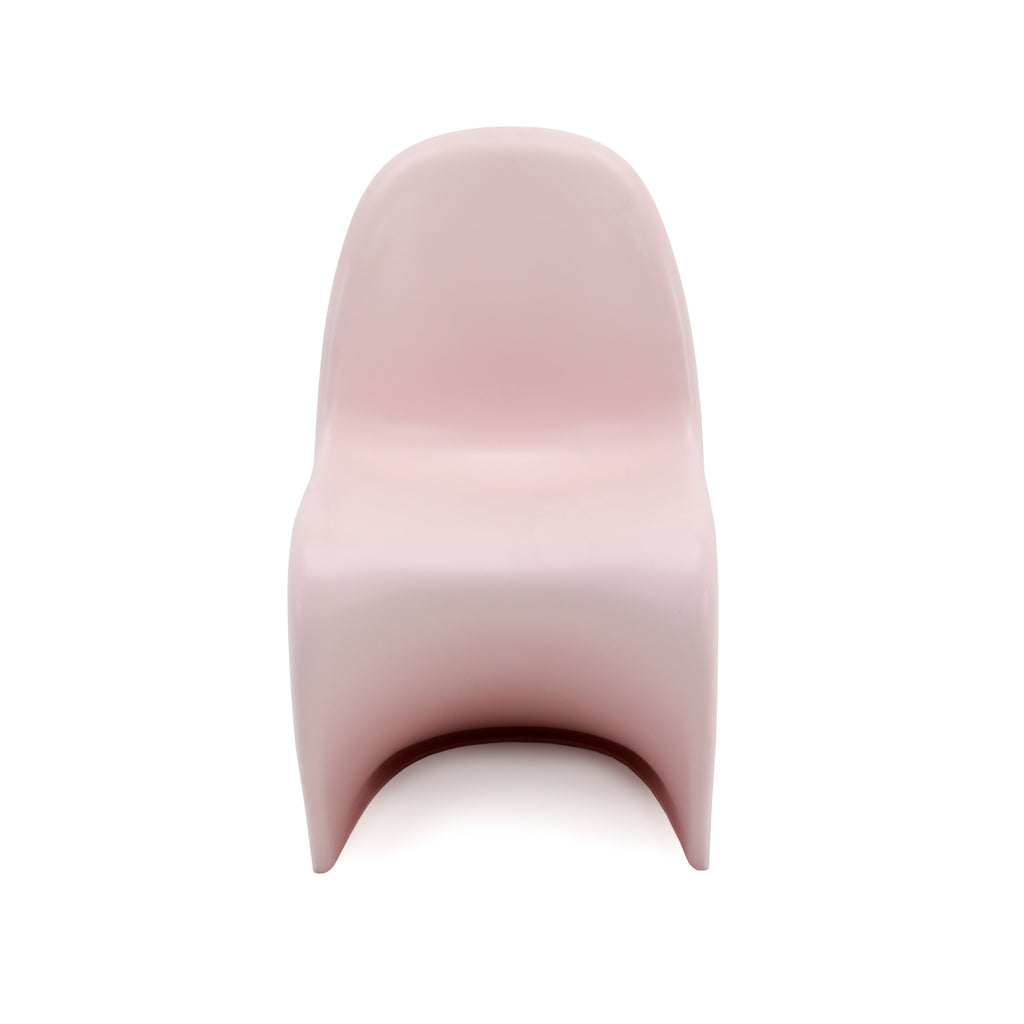 Pink Matte Modern Panton Style Plastic Chair