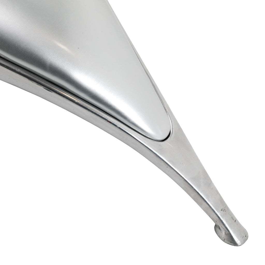 Silver & Chrome Stephane Rondel Chaise