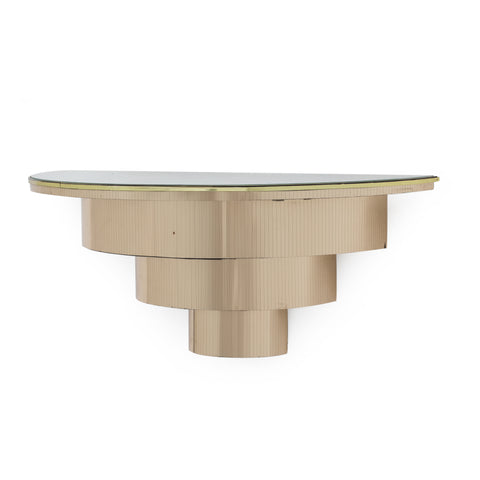 Gold Mirror Wall Shelf