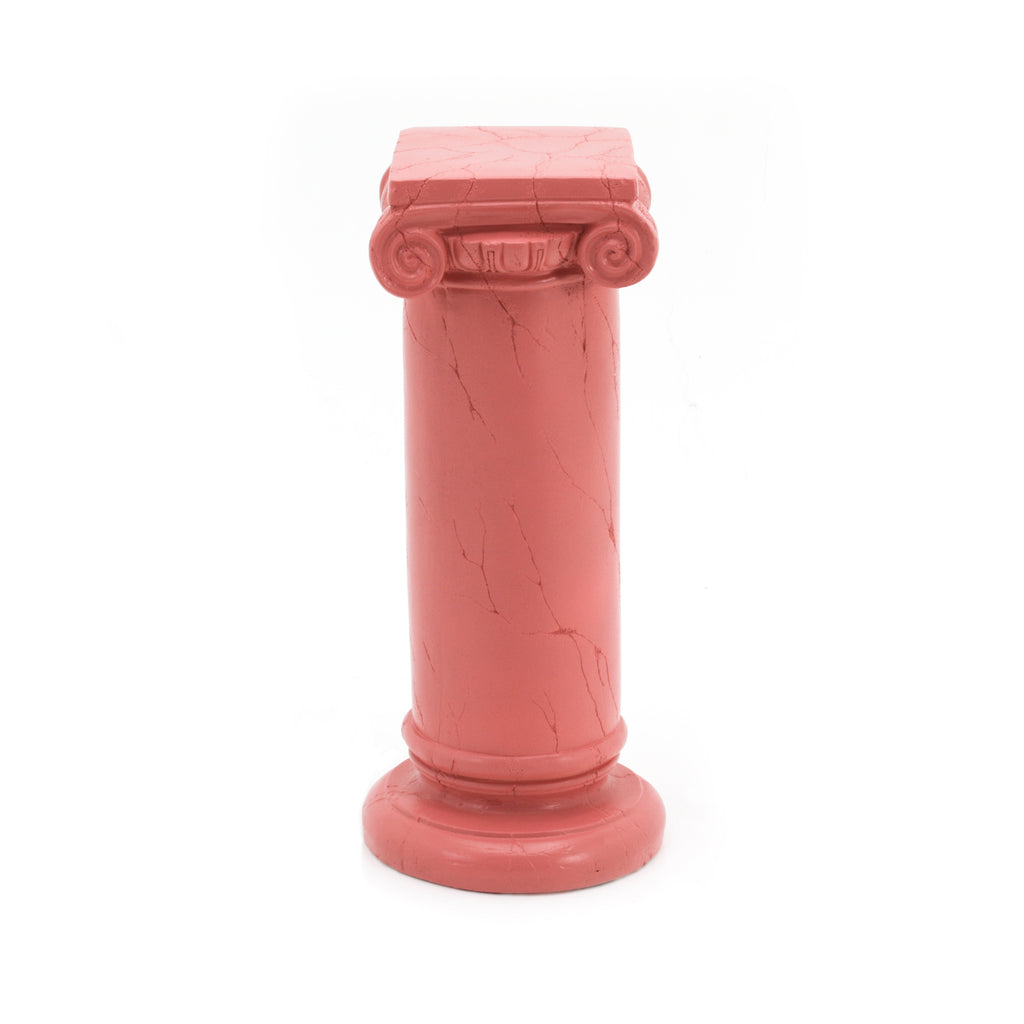 Pink Roman Column Pedestal