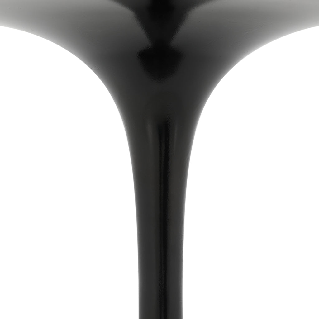 Gold Top Saarinen Style Side Table