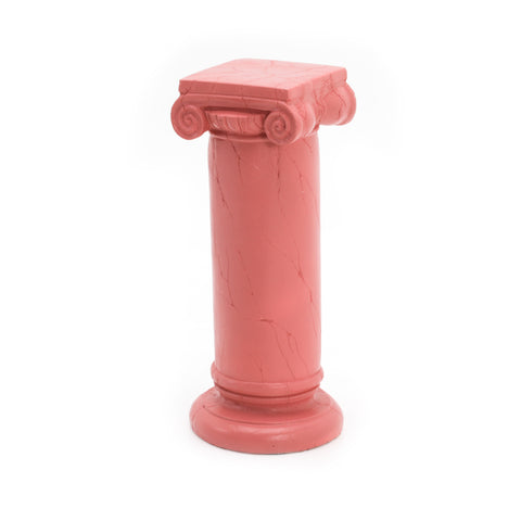 Pink Roman Column Pedestal