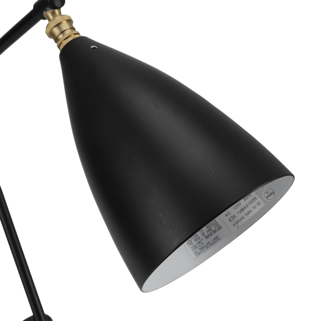 Black Grasshopper Table Lamp