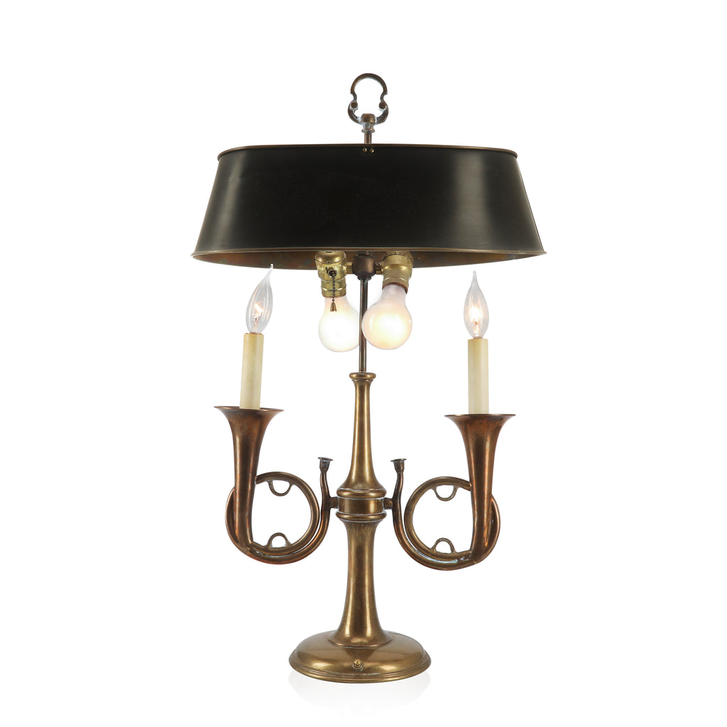Brass Quad Table Lamp