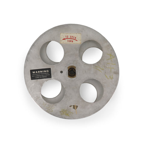 Grey Metal Empty Reel