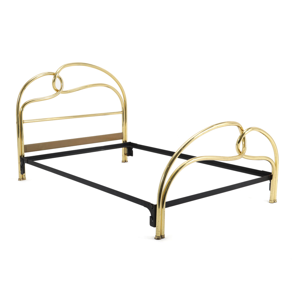 Vintage Gold Loop Queen Bed