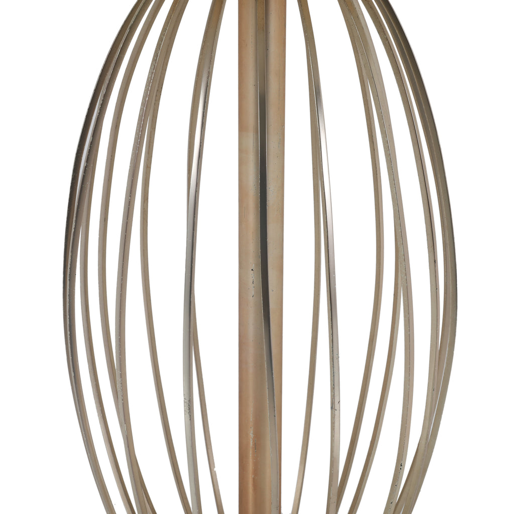 Marbled Top Wire Side Table