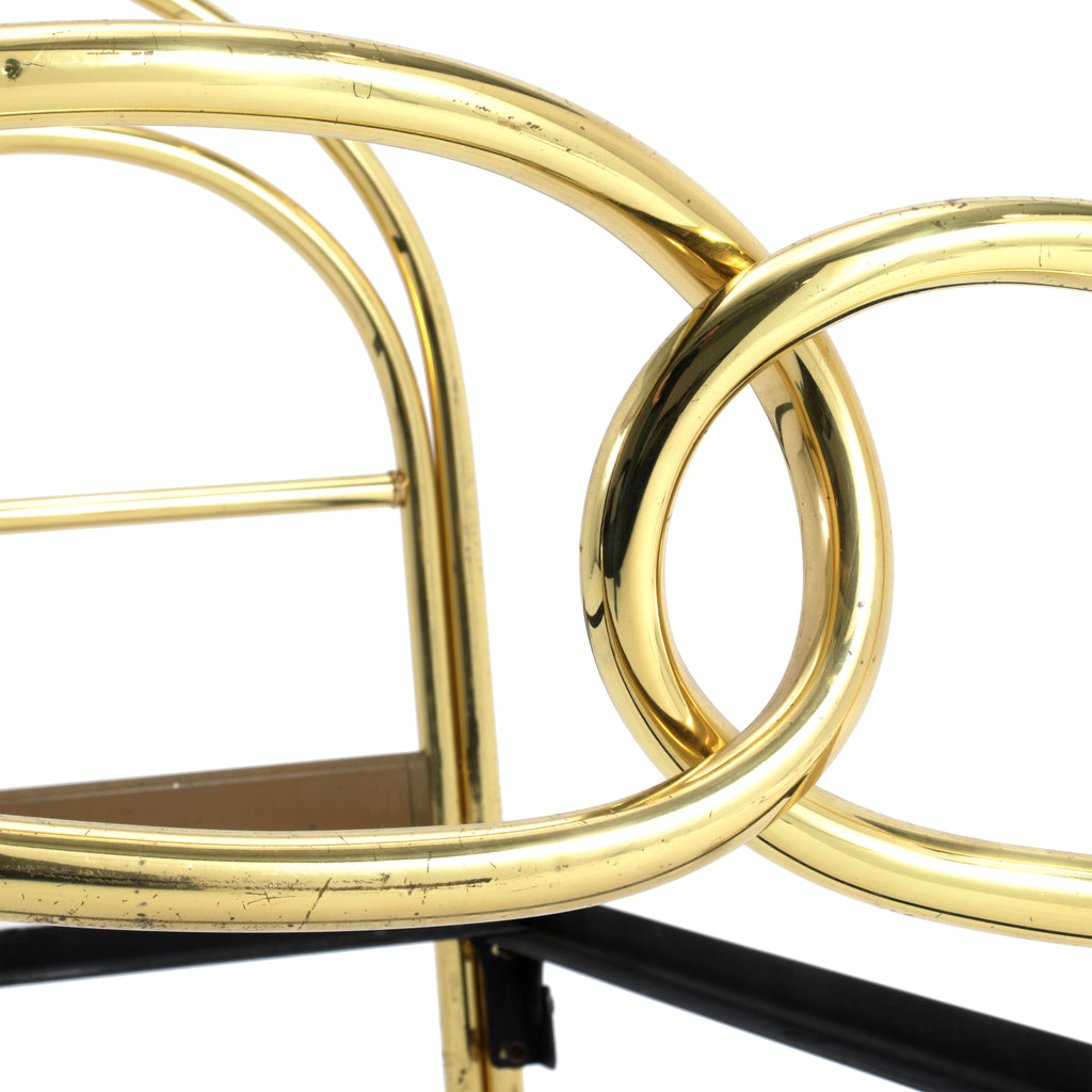 Vintage Gold Loop Queen Bed