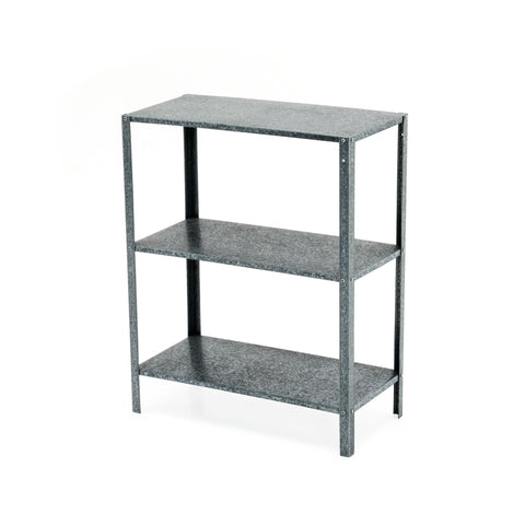 Industrial Silver Metal Shelf