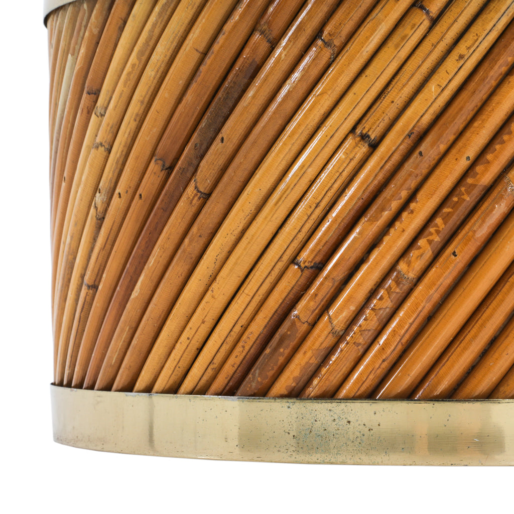 Rustic Gold / Bamboo Pedestal