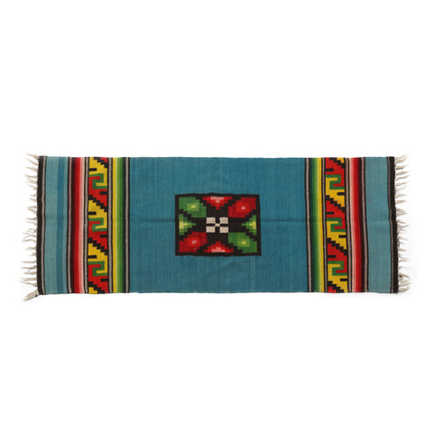 Southwestern Blue Throw Blanket
