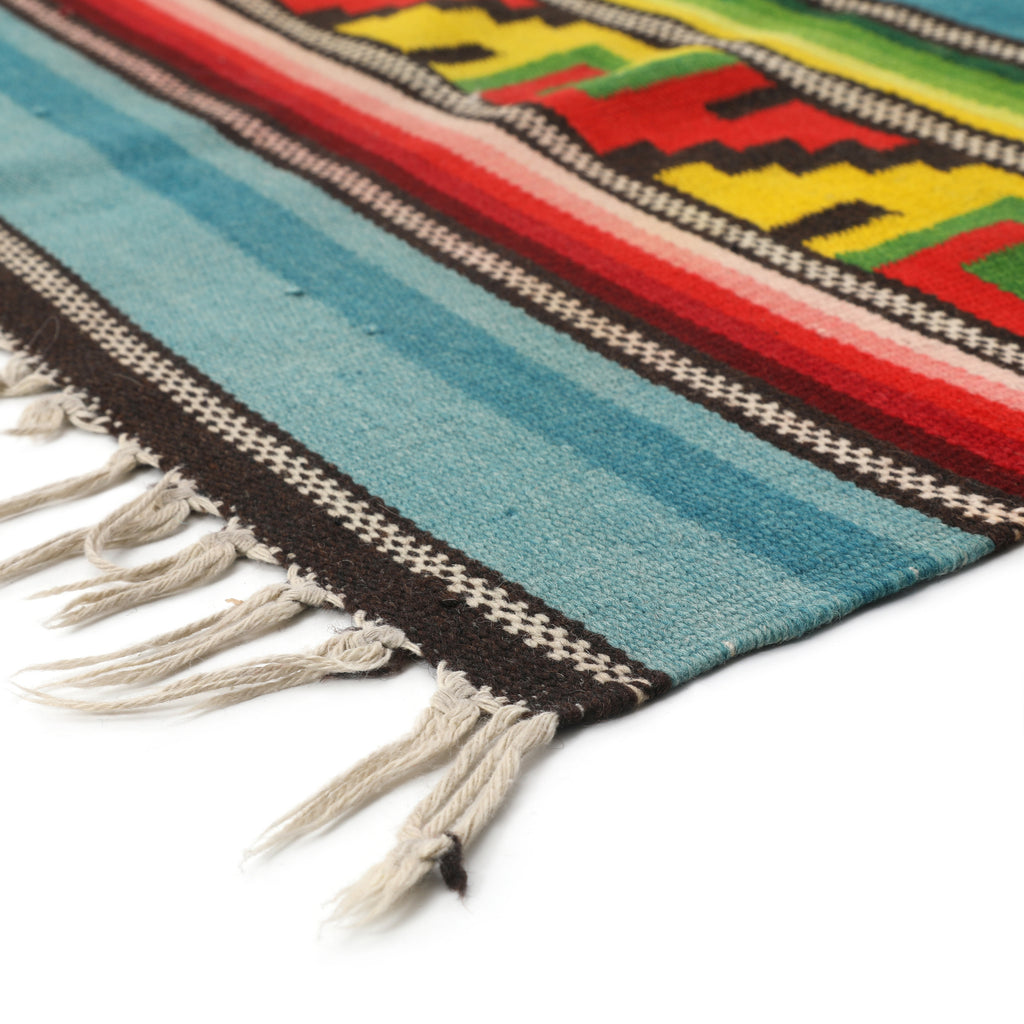 Southwestern Blue Throw Blanket