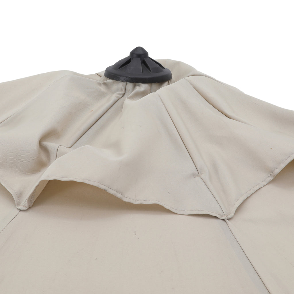Tan Umbrella w/ White Trim