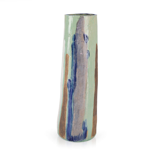 Green & Blue Ceramic Vase