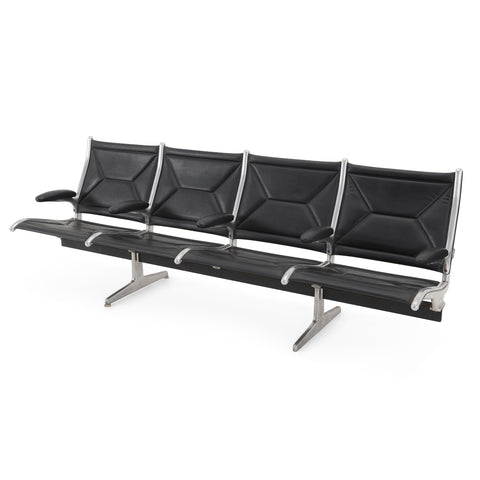 Black Four Seat Tandem Bench
