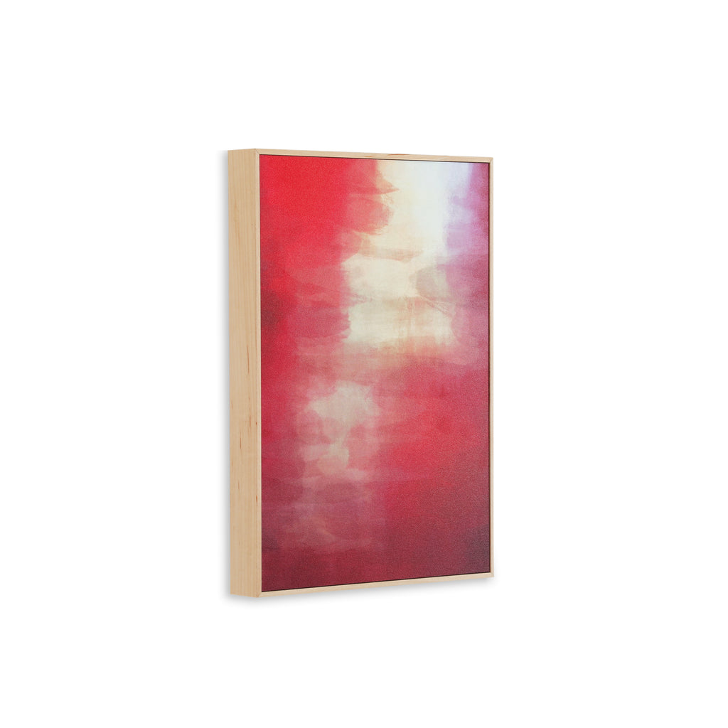 1317 (A+D) Red + Cream Subtle Abstract