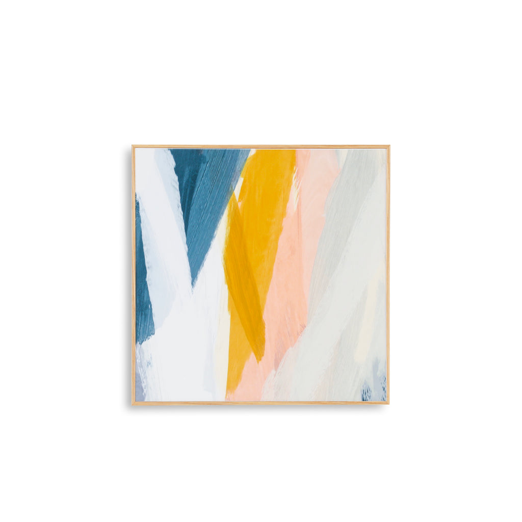 1320 (A+D) Peach Blue Army Abstract Stripes