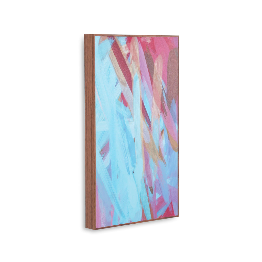 1310 (A+D) Turquoise Pink Abstract