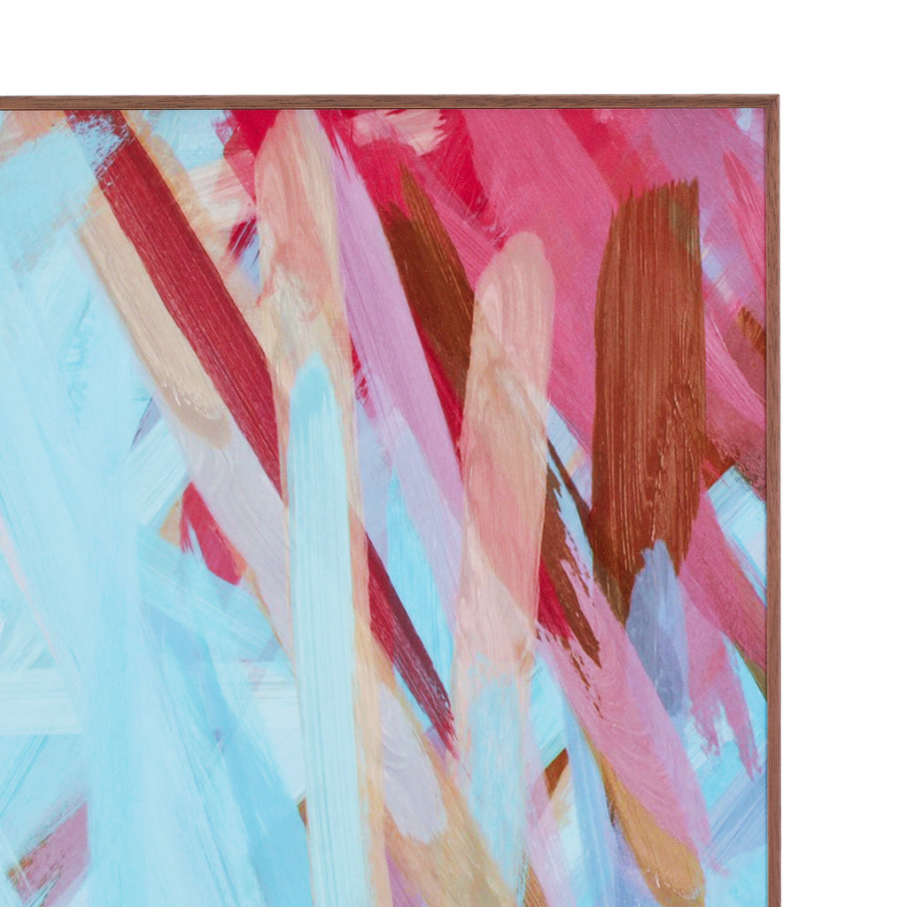 1310 (A+D) Turquoise Pink Abstract