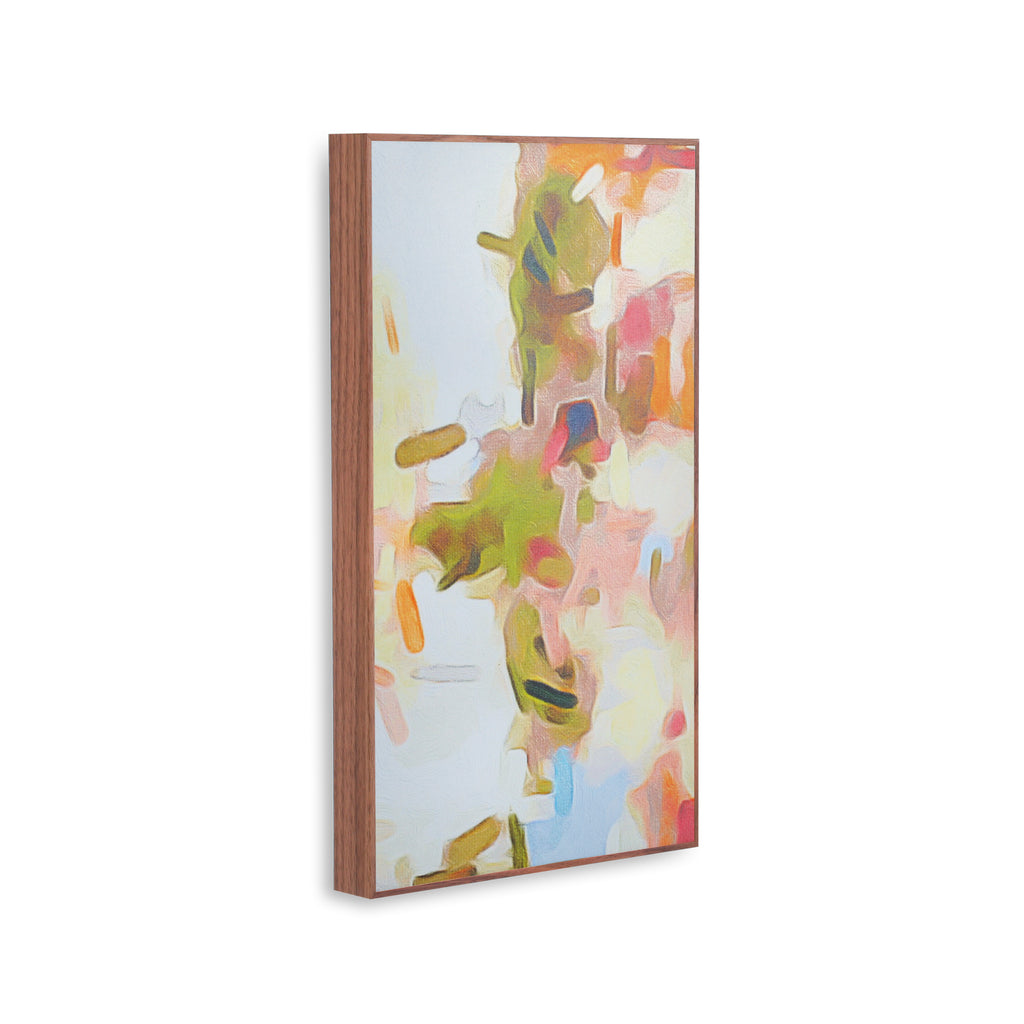 1311 (A+D) Olive Peach Cream Abstract
