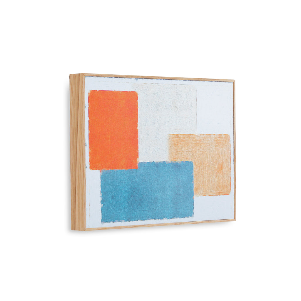 1315 (A+D) Orange Blues Creams Rectangles
