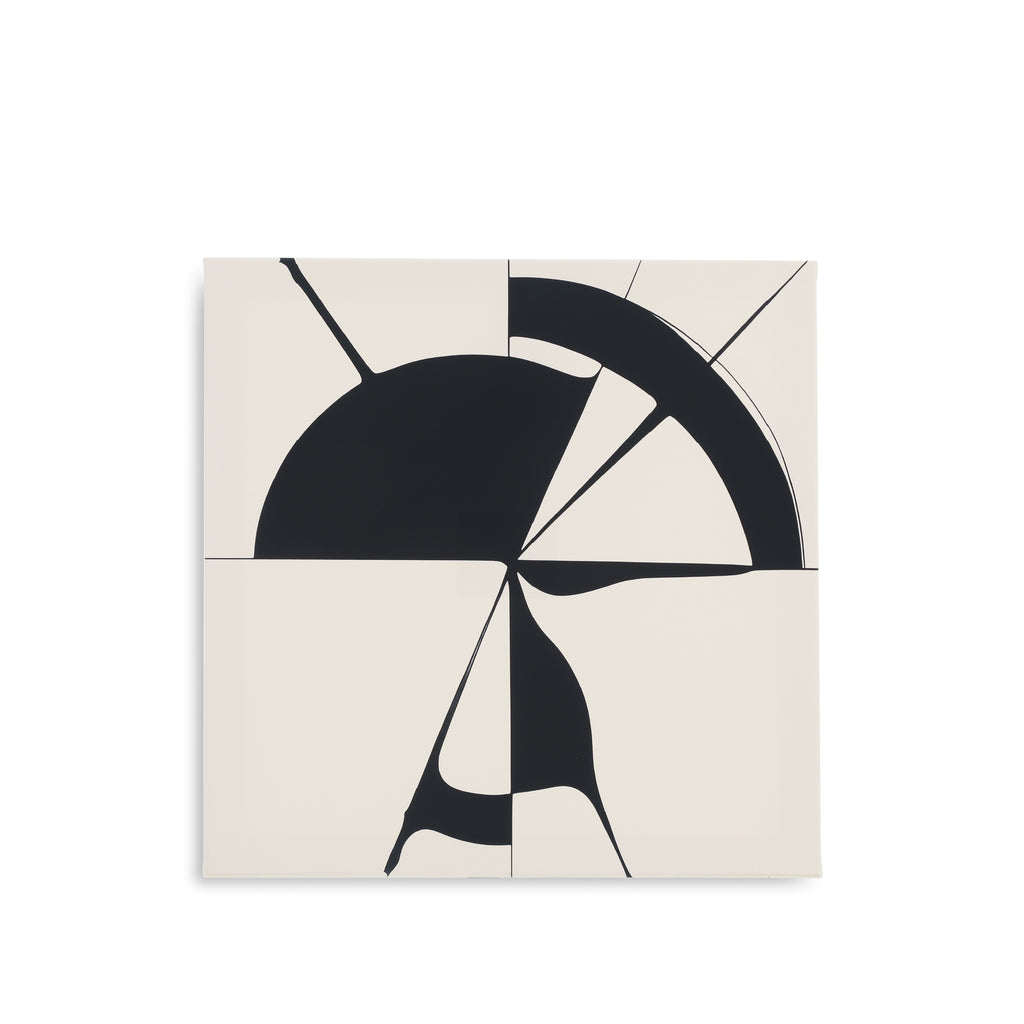 1321 (A+D) Sundial BW Canvas