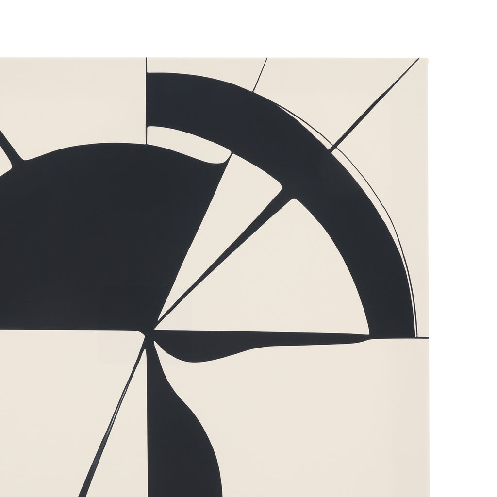 1321 (A+D) Sundial BW Canvas