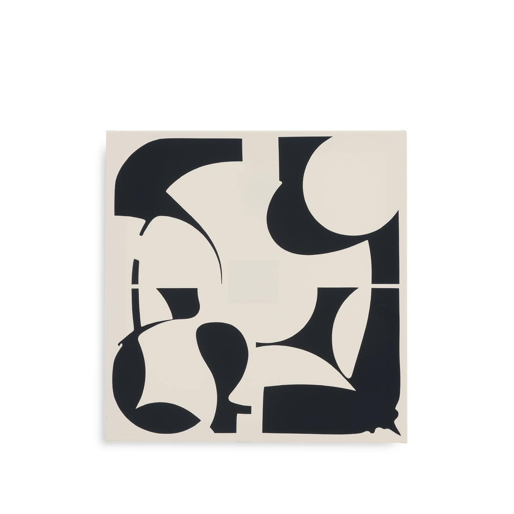 1322 (A+D) Round The Clock BW Canvas