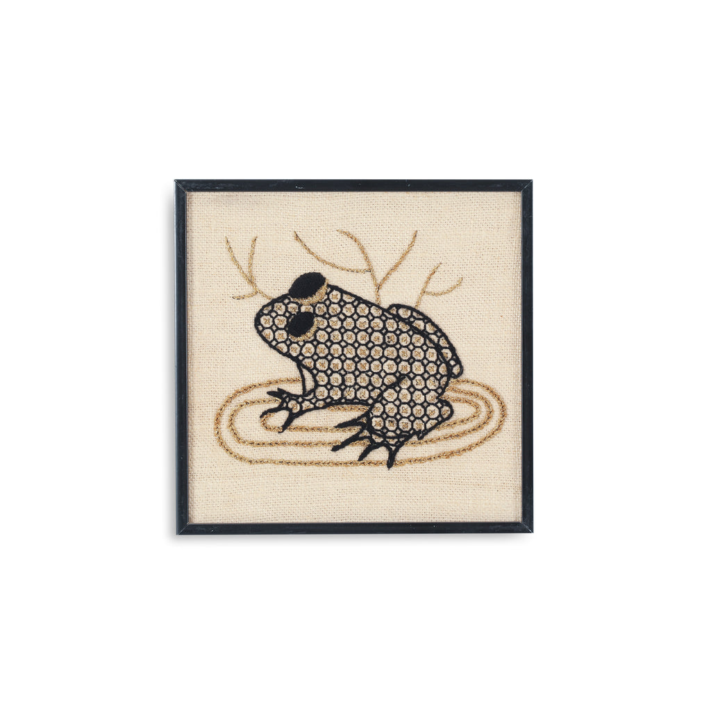 .1303 (A+D) Black + Gold Frog